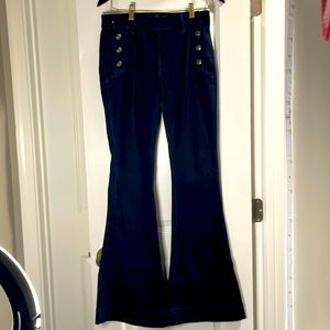 NWOT…Express Sailor Flare jean with buttons